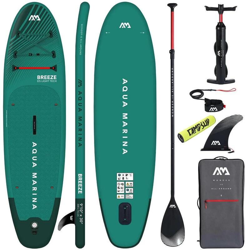 Aqua Marina Breeze 9'10" SUP-board BT-23BRP + FLOATTER PADDLE peddelboei