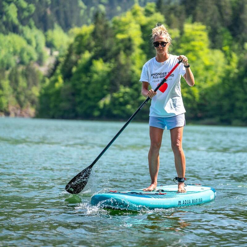 AQUA MARINA VAPOR SUP Board Stand Up Paddle gonflable CARBON PADDLE