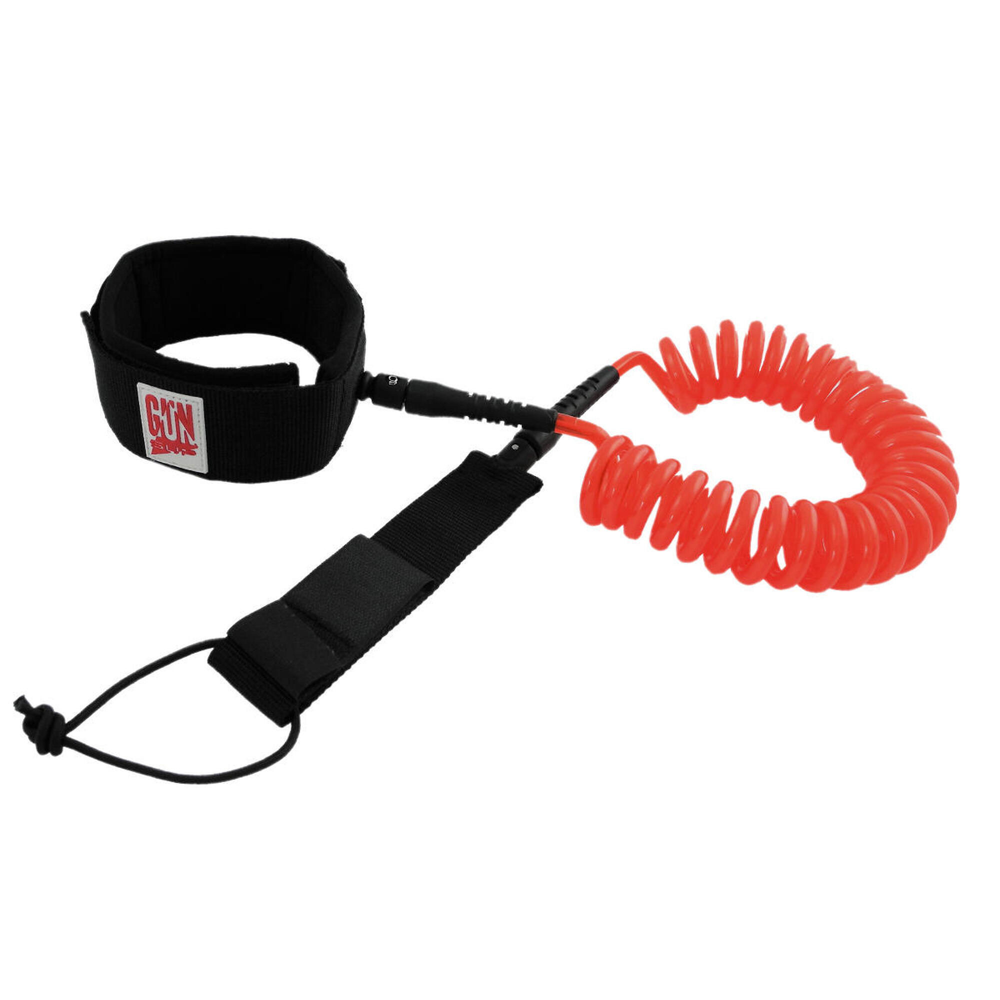 Gunsails - Leash Sup Spirale Pour Stand Up Paddle - Leash - Rouge - Decathlon