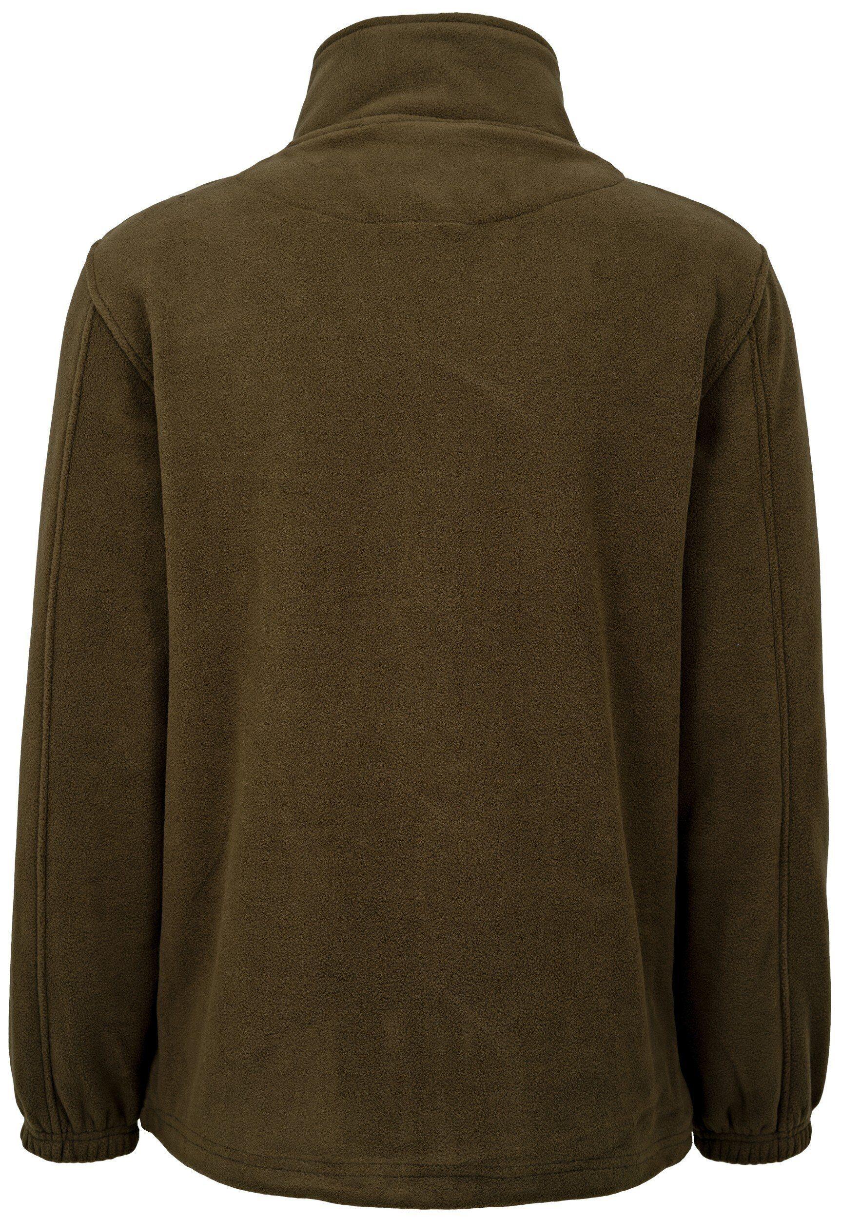 Hubertus® Fleecejacke Jagdjacke geräuschlos Outdoorjacke 2/5
