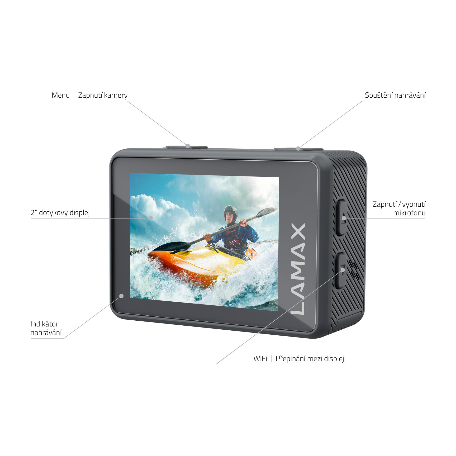 Câmara Desportiva LAMAXX92 2" 5/7