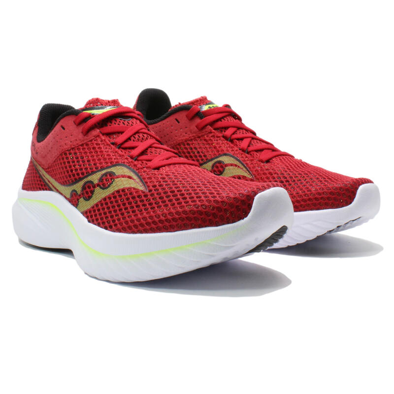 Scarpa da Running Uomo Kinvara 14 Rosso Bianco