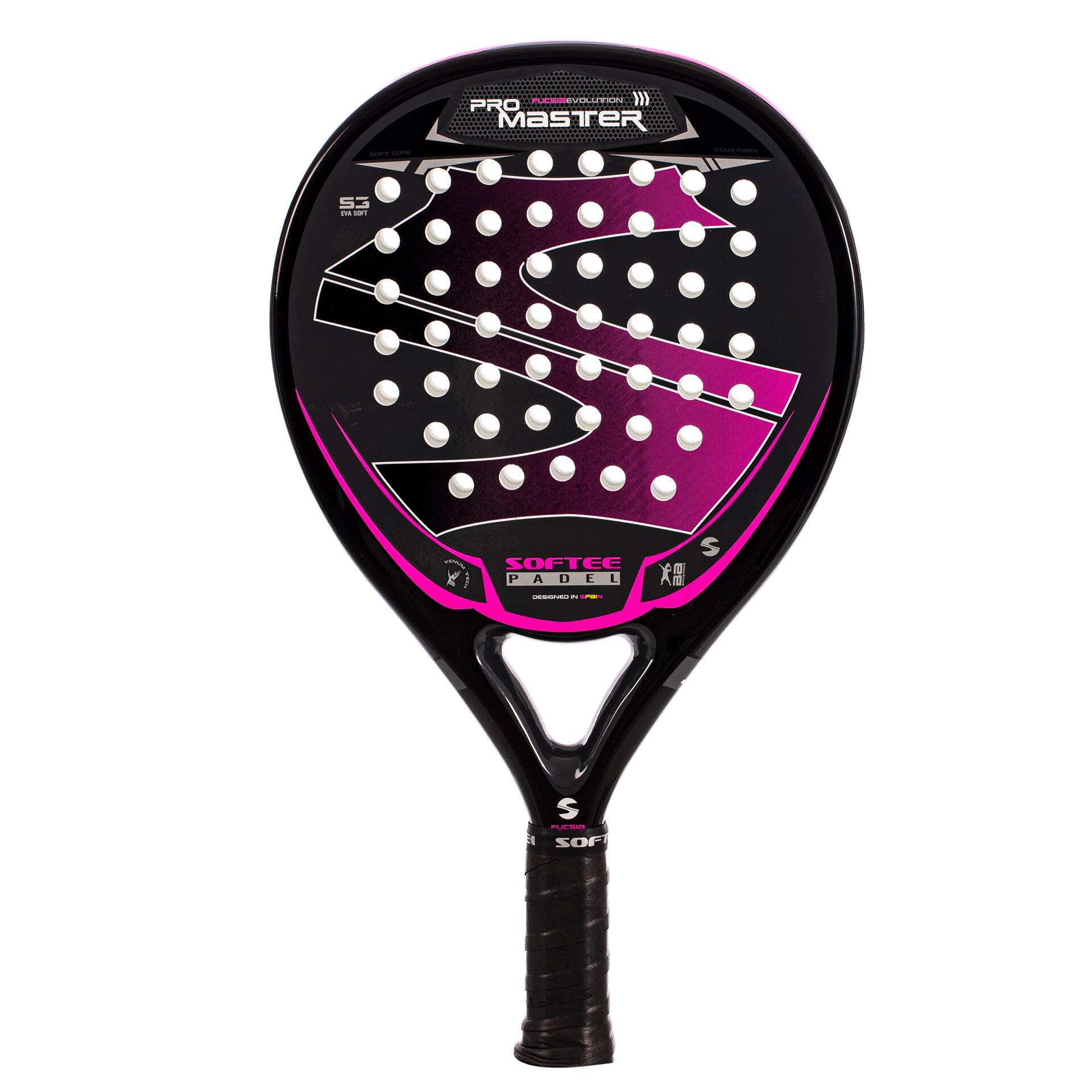 RAQUETE DE PadelSOFTEE PRO MASTER EVOLUTION FUCSIA ADULTO