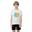 Camiseta de gimnasia para niños HJL22-JTSM009 Blanca