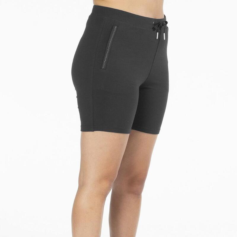 Pantalones cortos de gimnasia y cardio para mujer Pordenon Negro