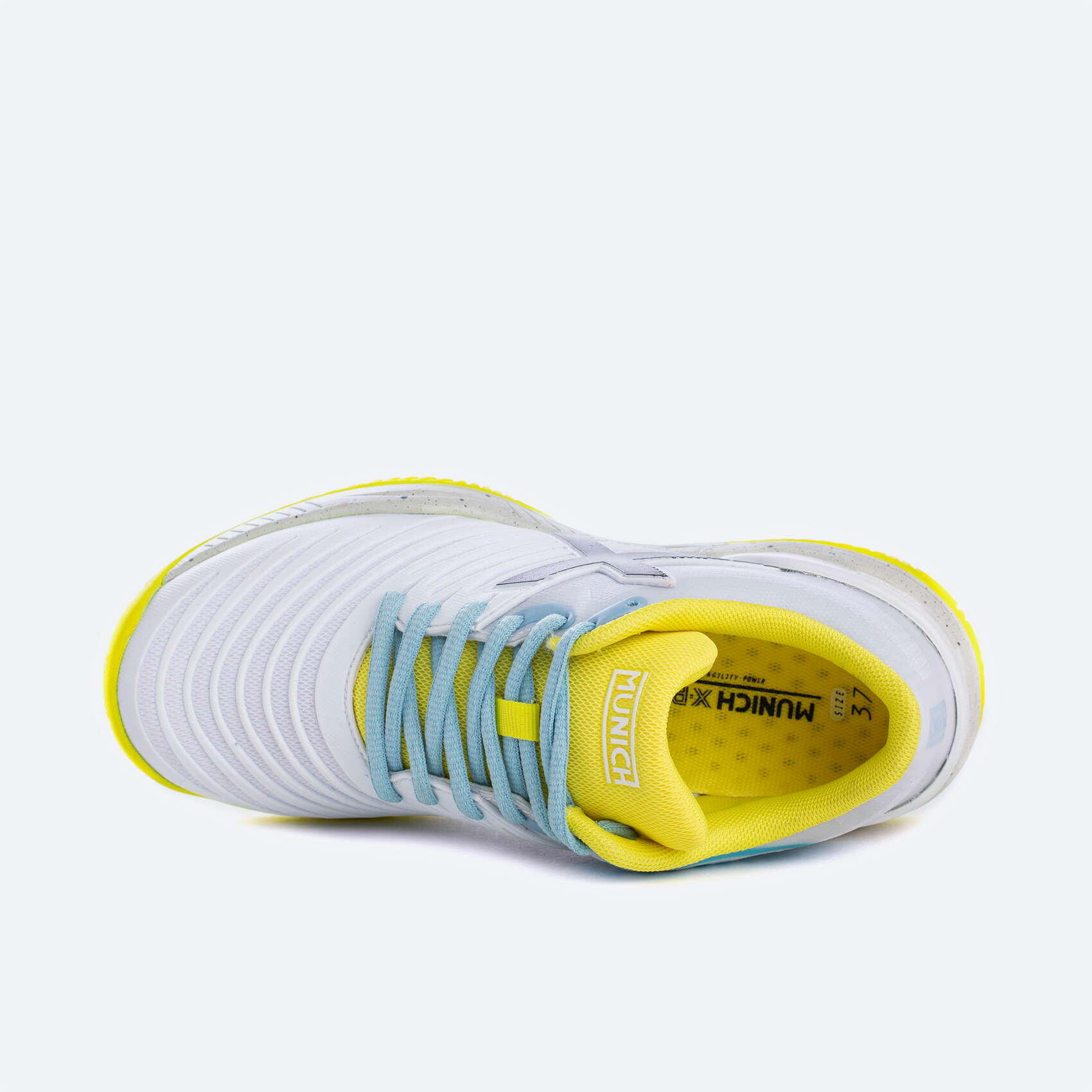 Chaussures de tennis Padel MUNICH Pad X blanc 3/5