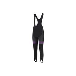 Sport2x T-PRO Premium Bibtight Dames lange broek met zeem Zwart/Paars