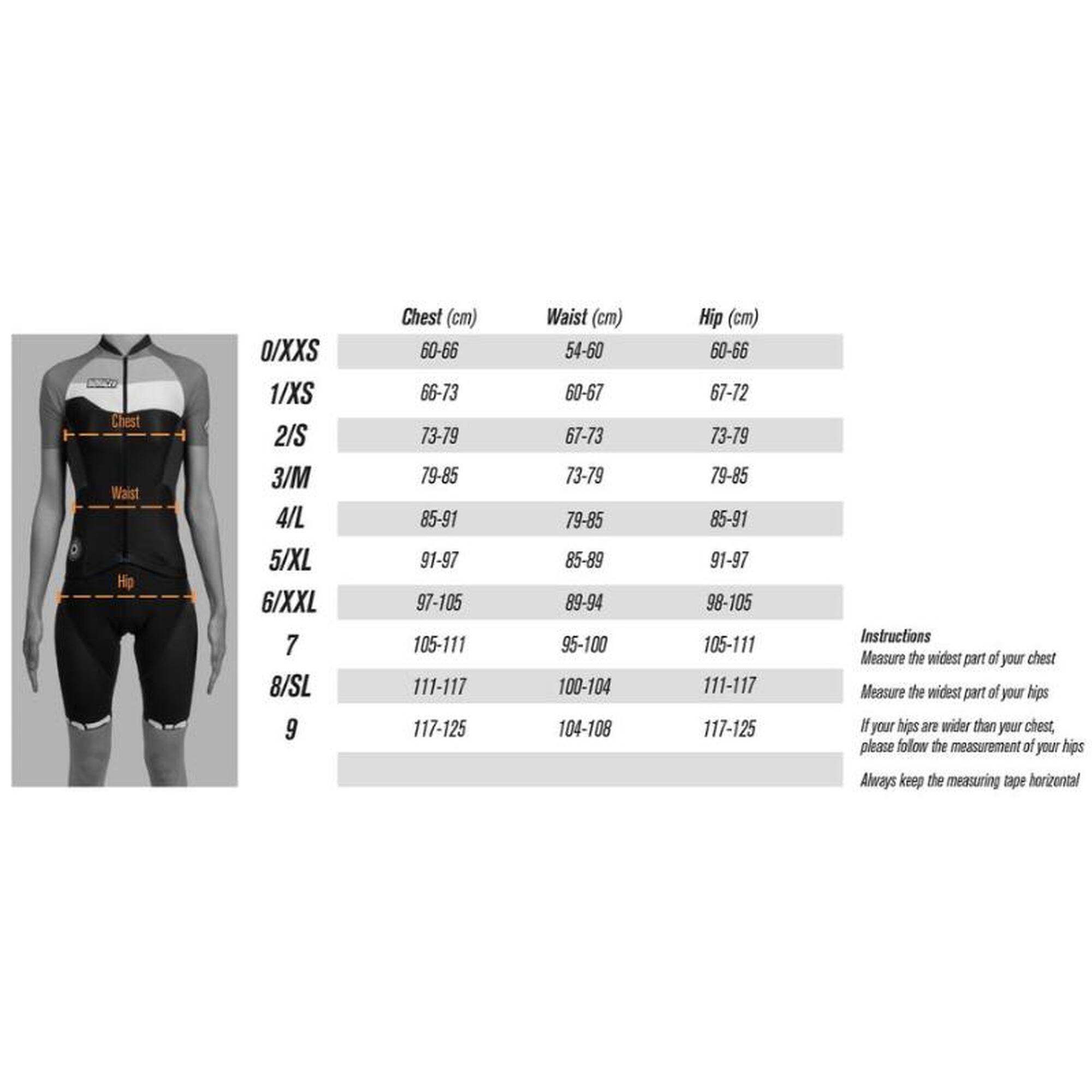 Sport2x T-PRO Bib Shorts Dames korte broek met zeem