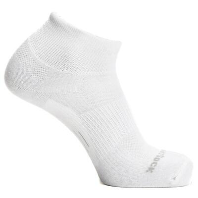Wrightsock eco explore quarter - wit - dubbellaags anti-blaar sokken