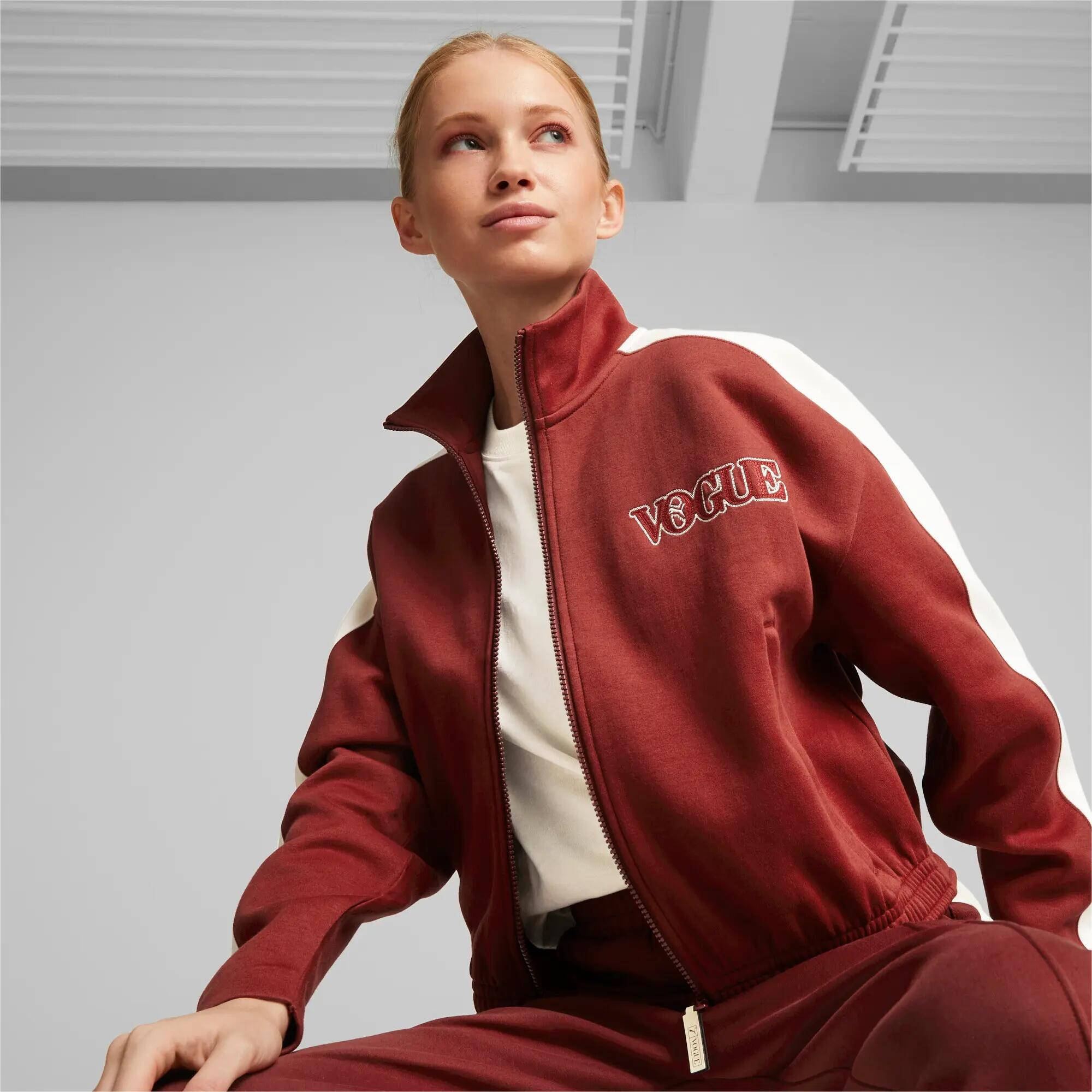 BLUZA DAMSKA ROZPINANA PUMA-KURTKA PUMA  KOLOR CZERWONY 2/7