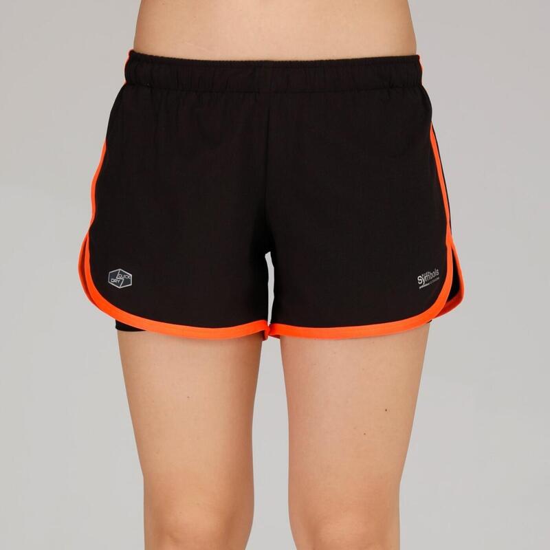 Swim/Cycling Quick Dry Elastic Waist Slim Fit Shorts, Bras