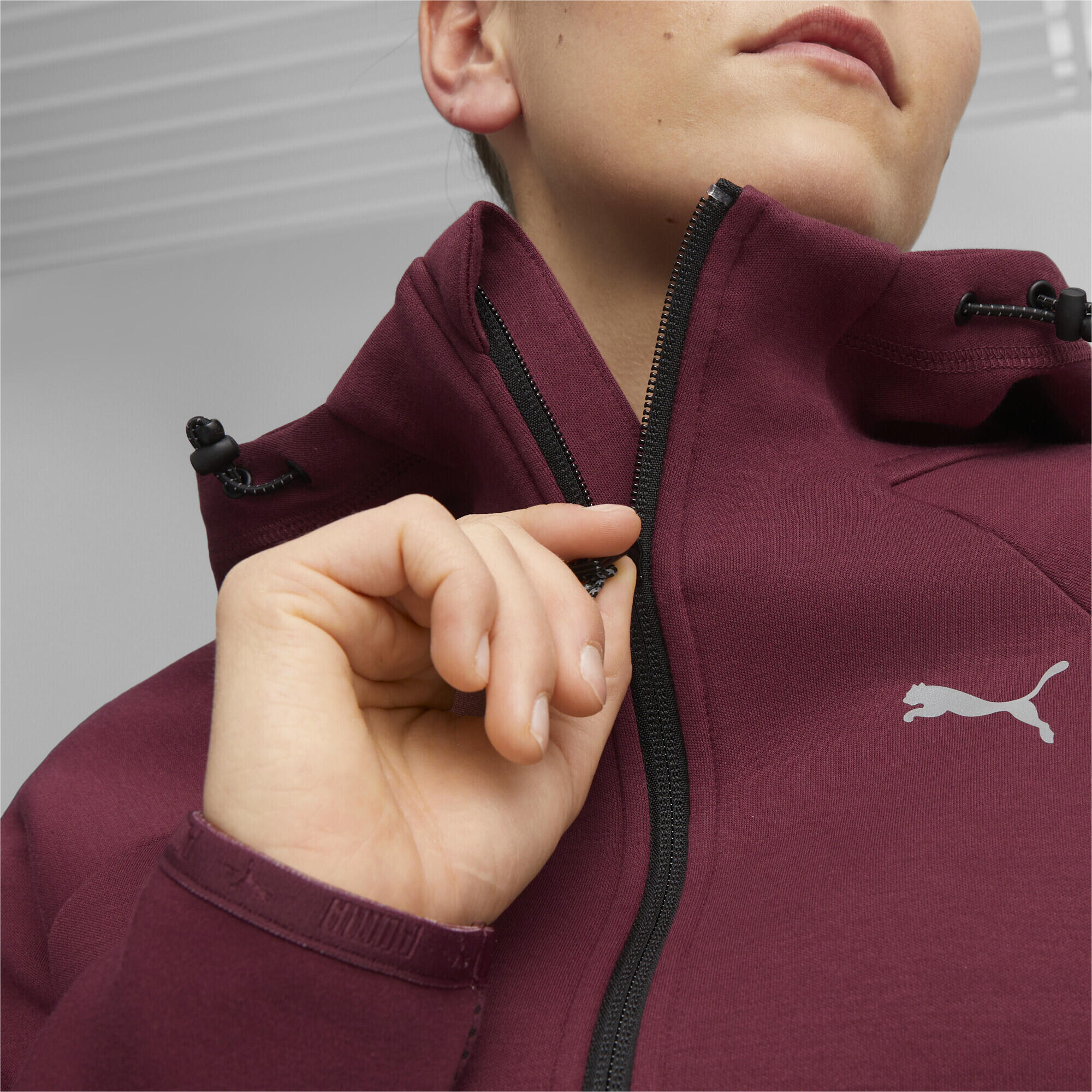 Casaco com capuz com fecho integral EVOSTRIPE para mulher PUMA 3/5