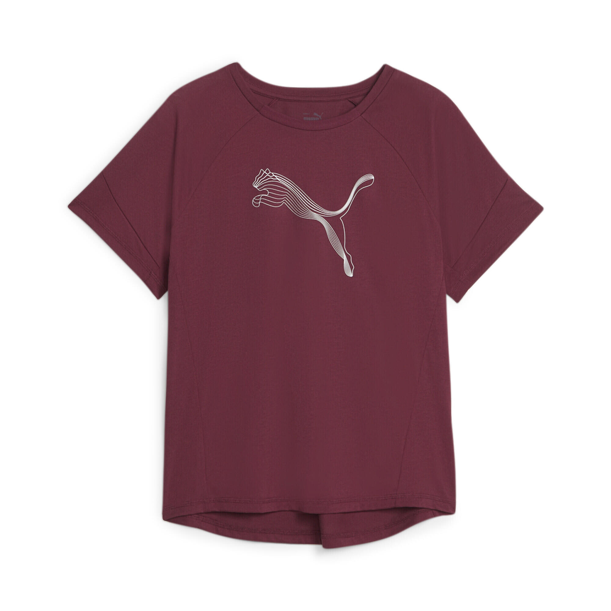 Puma - T-shirt Evostripe Femme Puma Dark Jasper Red - T-shirt Manches Courtes - Rouge - S - Decathlon