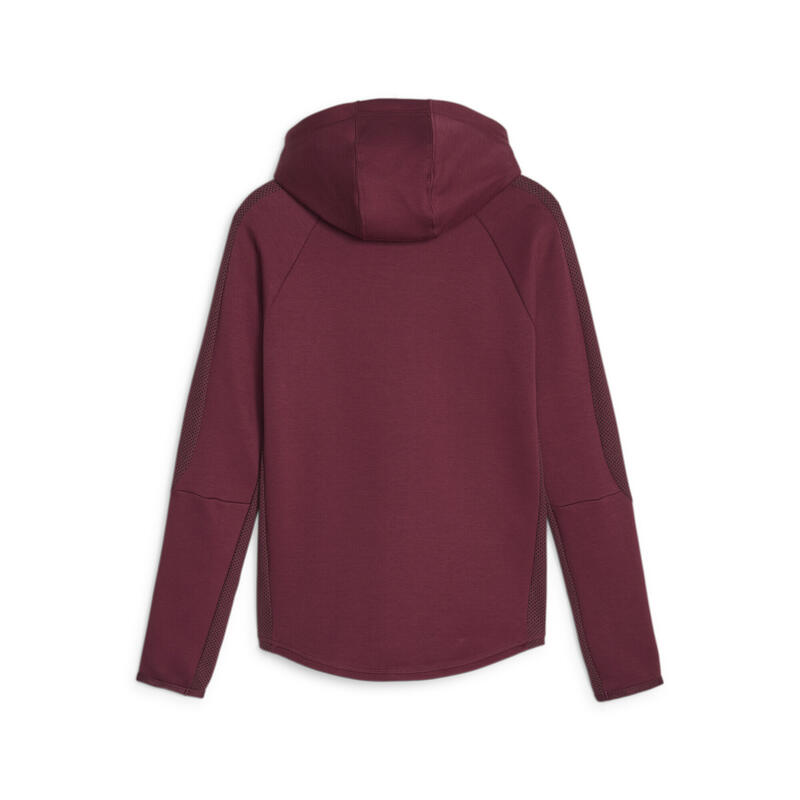 Sudadera con cremallera evoSTRIPE Mujer PUMA Dark Jasper Red