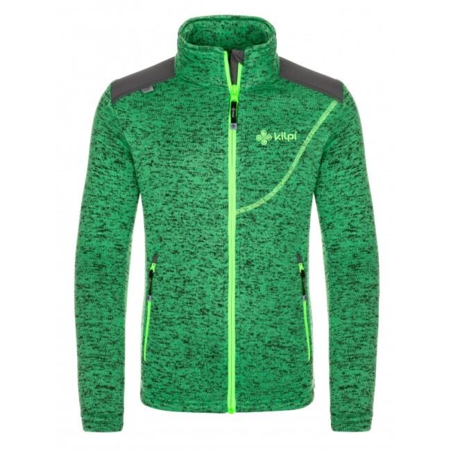 Chaqueta polar de montaña y trekking REGIN-JB niños KILPI Verde 1/3