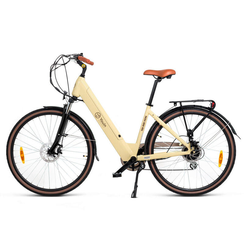 YOUIN Vienna Bicicleta eléctrica, roda 28 - Autonomia 80 km, Shimano 7 Speed
