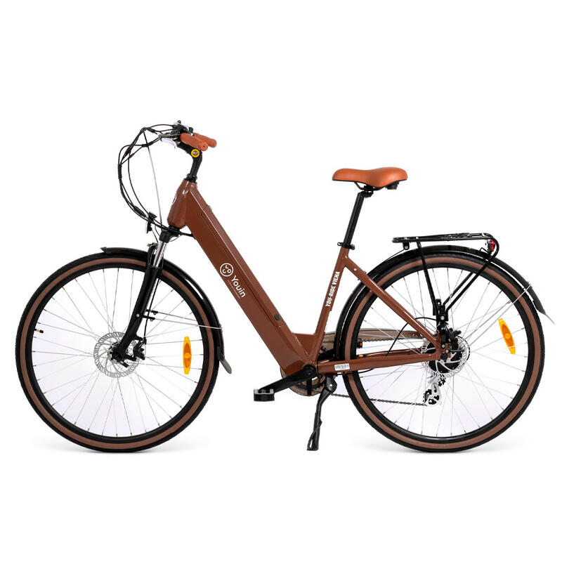 YOUIN Viena Bicicleta Eléctrica, rueda 28 - Autonom 80 km, Shimano 7 Velocidades