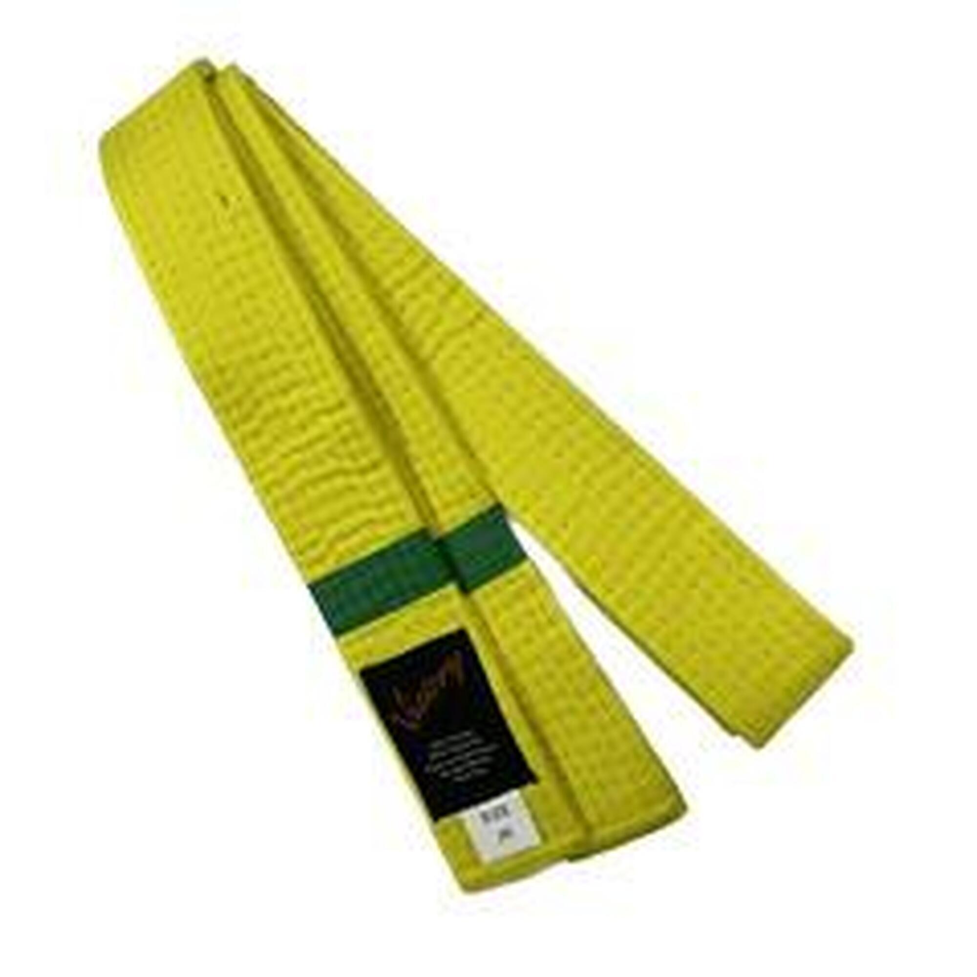 TKD Taekwondo Green Tip Belt (2 Round)