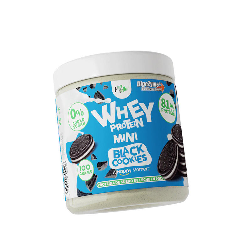 Proteina Mini Whey Protein Black Cookie 100g Protella Decathlon