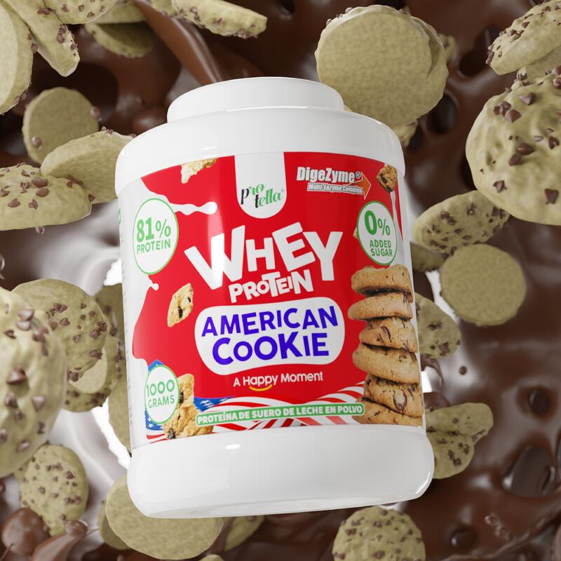 Proteina Whey Protein American Cookie 1kg Protella