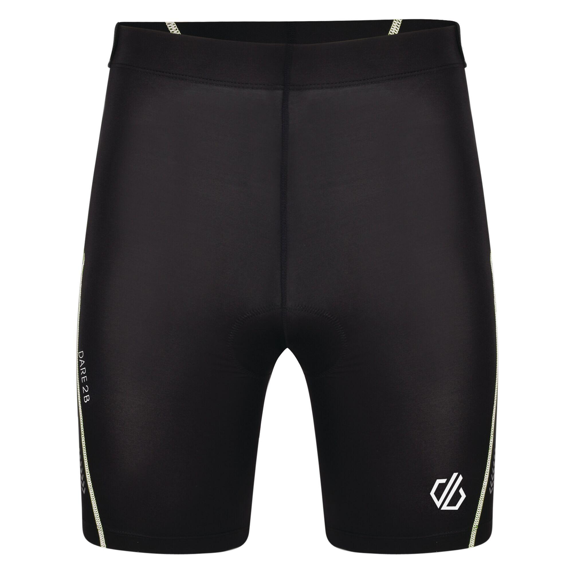 DARE 2B Mens Bold Short Cycling Pants (Black/White)