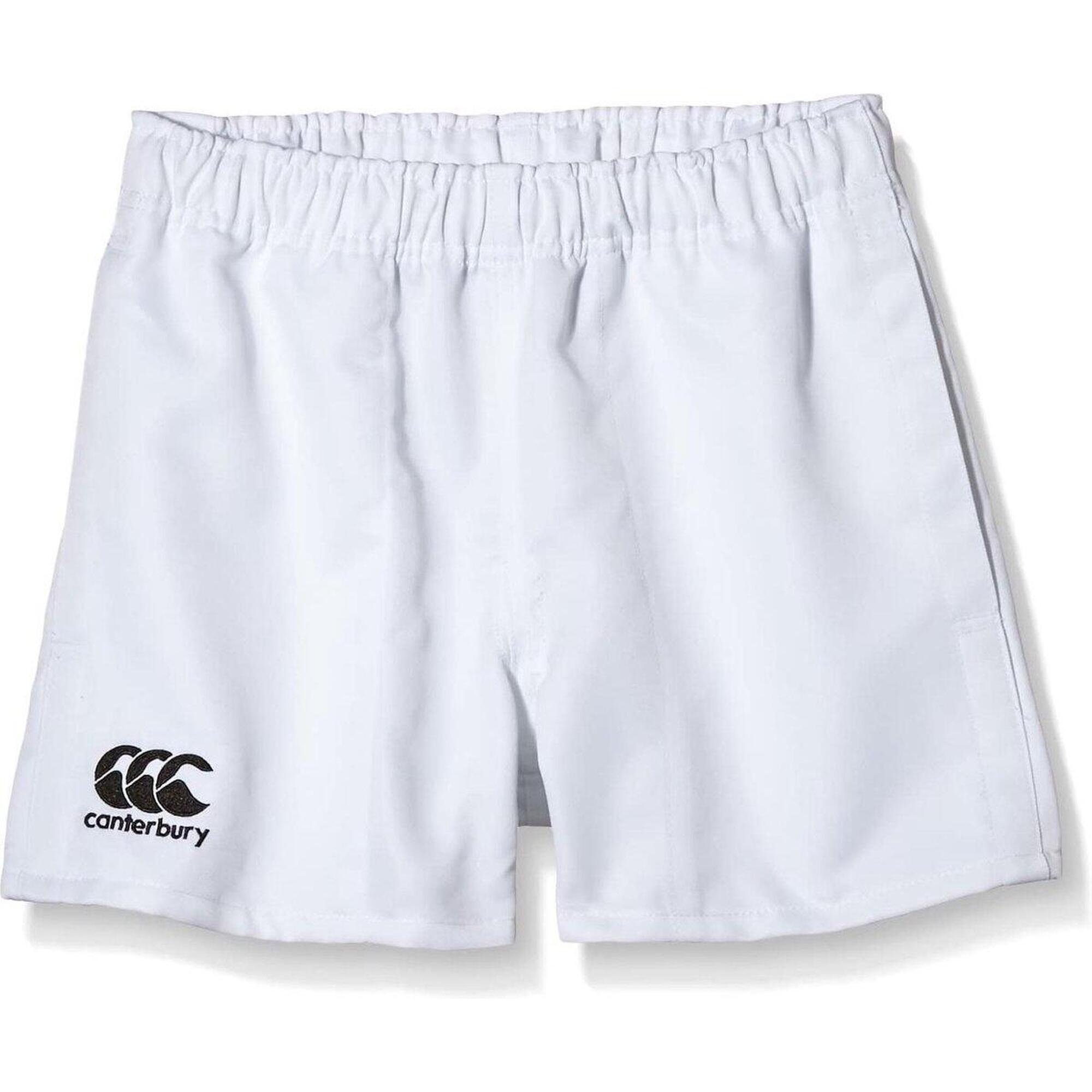 CANTERBURY PROFESSIONAL POLY SHORT JUNIOR, WHITE 1/5