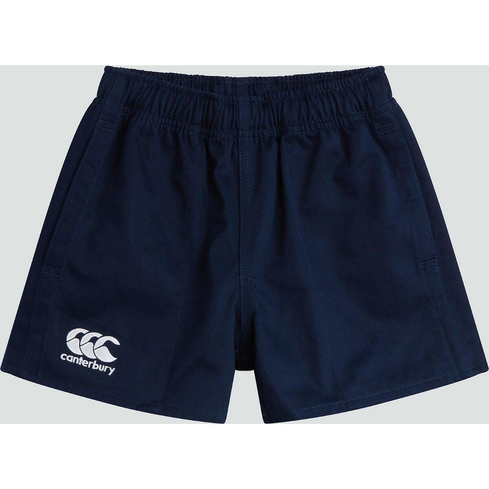 CANTERBURY CANTERBURY PROFESSIONAL POLY SHORT JUNIOR, NAVY
