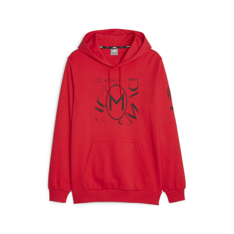 Hoodie FtblCore AC Milan PUMA For All Time Red Black