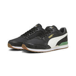 Sneakers du 75e anniversaire ST Runner v3 PUMA Black Warm White Archive Green