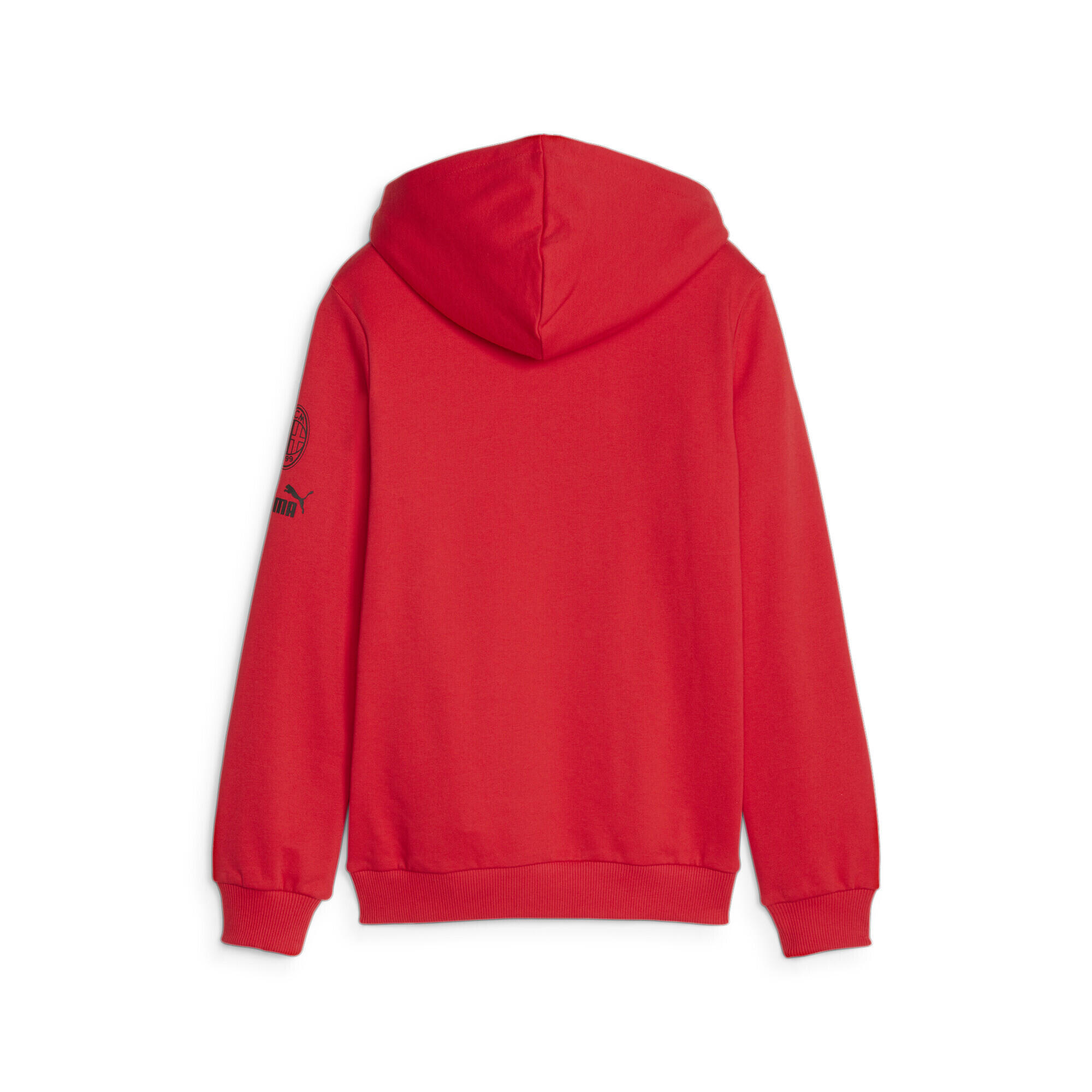 Felpa con cappuccio AC Milan FtblCore da ragazzi PUMA For All Time Red Black 2/2