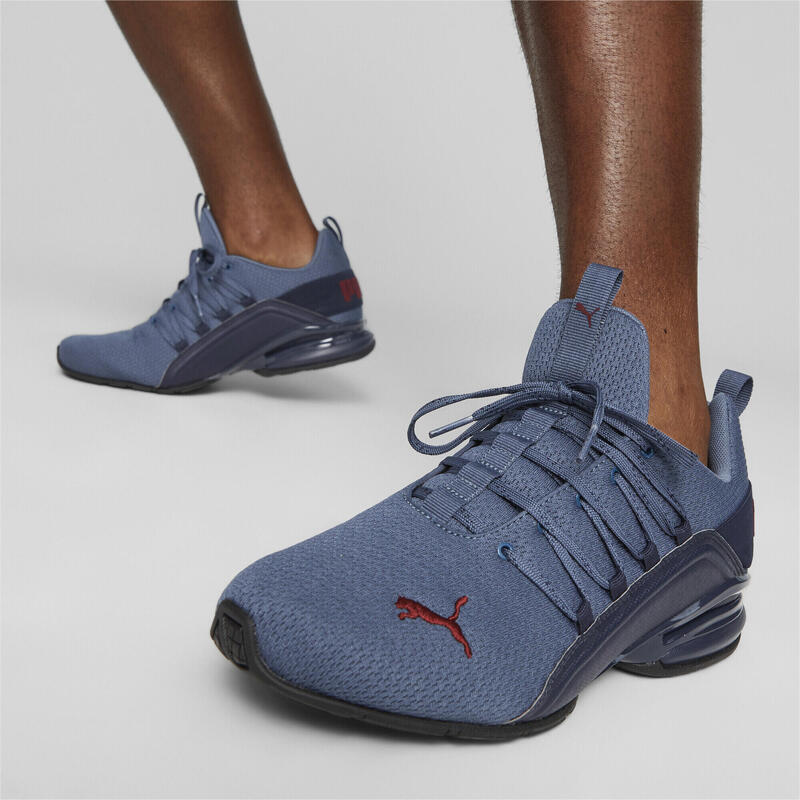 Chaussures de running Axelion Refresh Homme PUMA Navy Inky Blue Dark Jasper Red