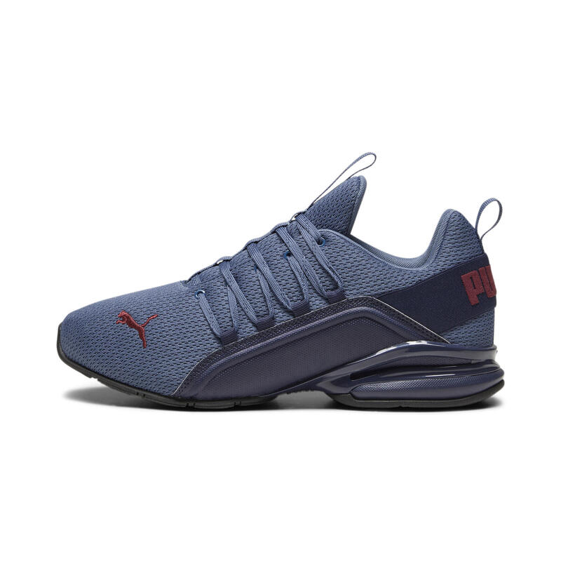 Scarpe da running Axelion Refresh da uomo PUMA Navy Inky Blue Dark Jasper Red