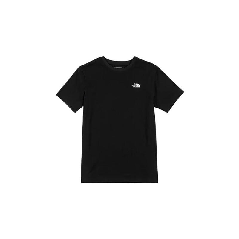 Foundation 女裝棉質透氣短袖運動T恤 - 黑色