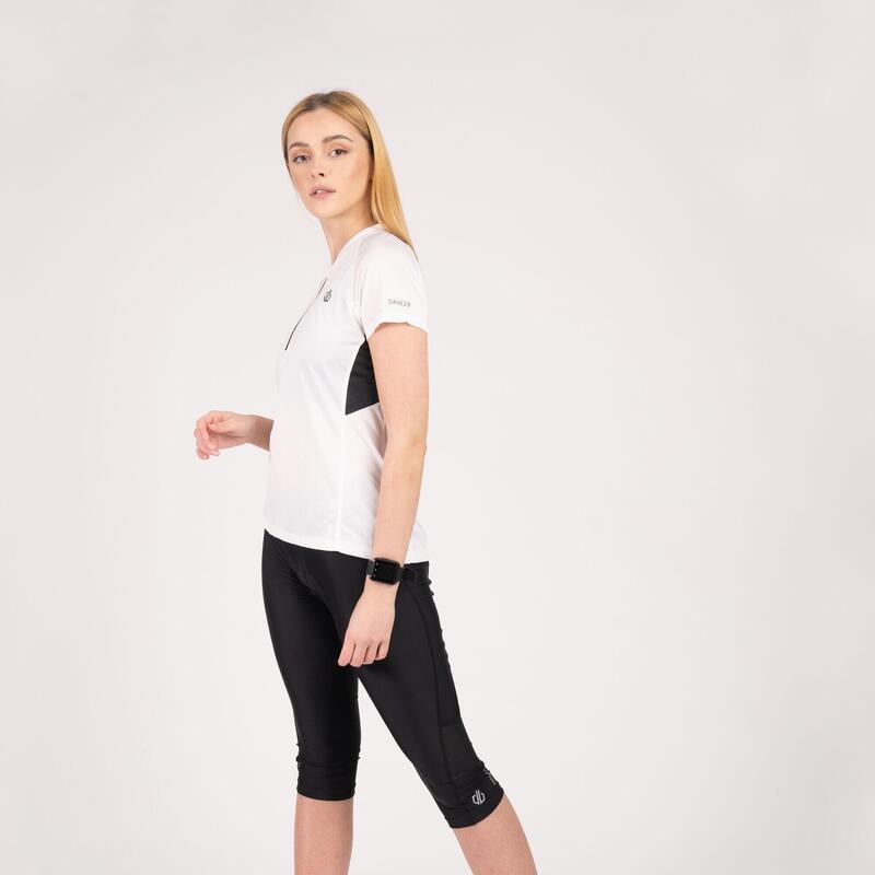 Outdare II Femme Cyclosport T-Shirt - Gris blanc