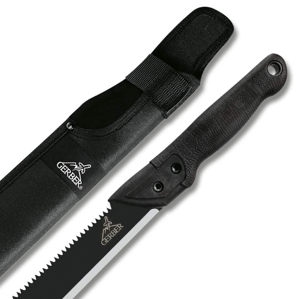GERBER Machete Gator Bowie Buschmesser Arbeitsmachete Haumesser + Säge Axt 65 cm 2/2