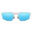 Arrow Z001 Adult Unisex Folding Sunglasses - Silver / Blue