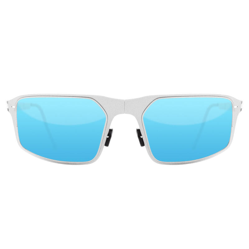 Arrow Z001系列成人中性摺疊式太陽眼鏡 - 銀/藍