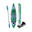 RIBER DELUXE SIT IN KAYAK W/ PADDLE & SPRAYDECK - GREEN/WHITE/BLACK