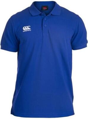 Rugby sport polo's - heren volwassenen blauw