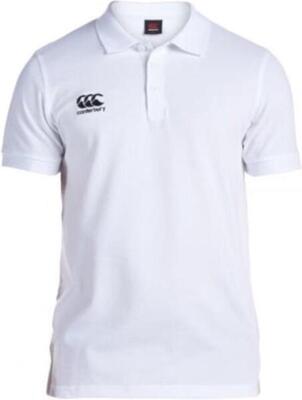 Rugby sport polo's - heren volwassenen wit