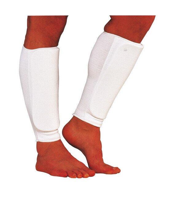Paratibie in cotone morbido bianco 3/3