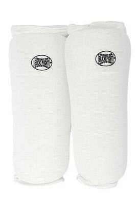 Zachte witte katoenen scheenbeschermers