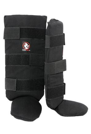 Schienbeinschoner & Fußschützer aus halbsteifem Baumwollmaterial