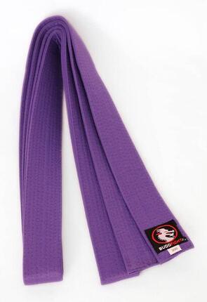 Ceinture de karaté piquée violette