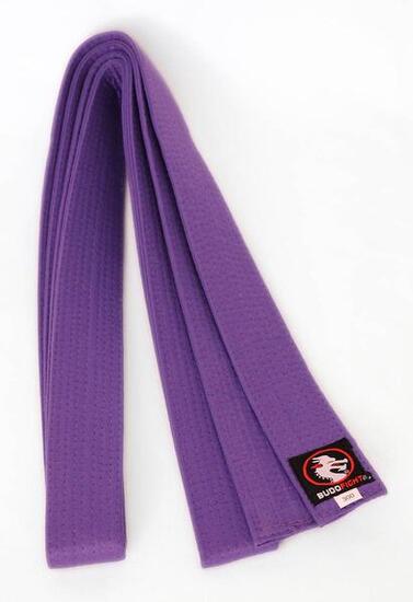 Ceinture de karaté piquée violette