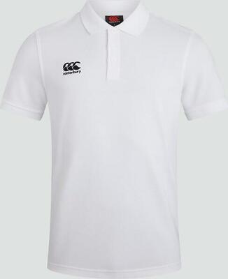 Rugby sport polo - unisex kinderen wit