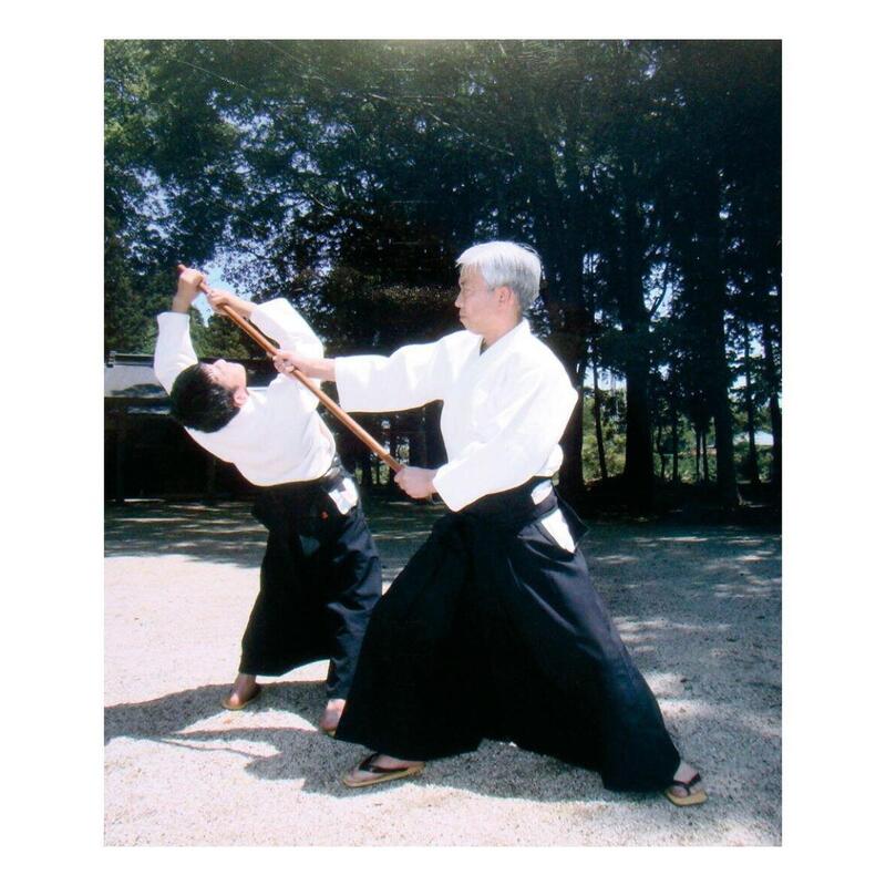 Hakama d'aïkido bleu