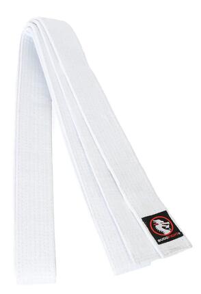 Ceinture de karaté piquée blanche