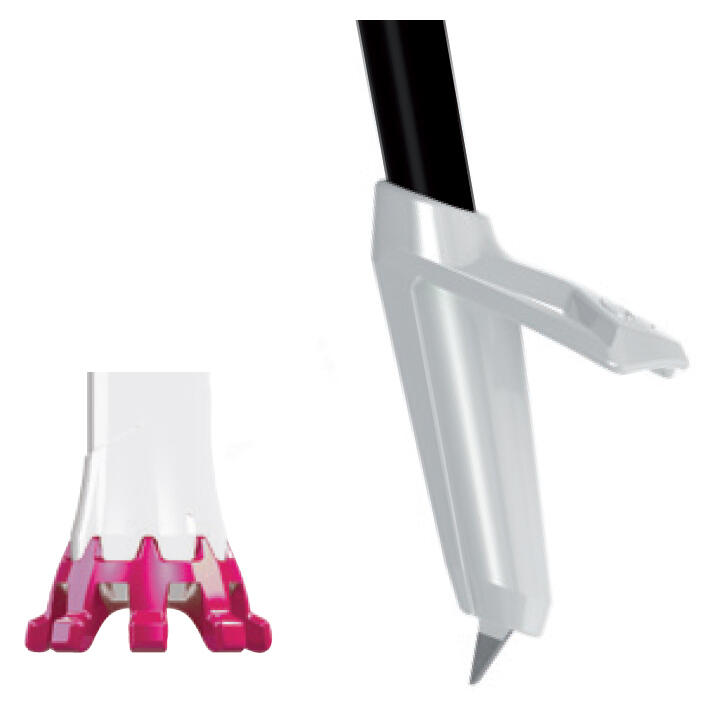 Bâtons de Marche nordique TSL - TACTIL C20 SLIM Pink Spike Cross 2/4