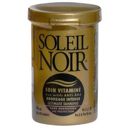 Crèmes Solaires SOLEIL NOIR Soin vitaminé Bronzage intense - 20 ML